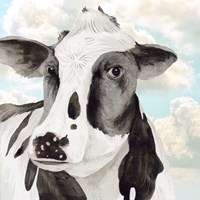 Portrait of a Cow I Fine Art Print