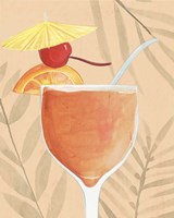 Tropical Cocktail I Framed Print