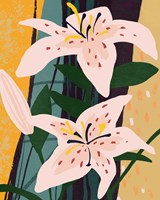 Lily Collage II Fine Art Print