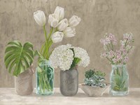 Spring Arrangement I (neutral) Fine Art Print