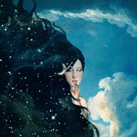 Lady Night Fine Art Print