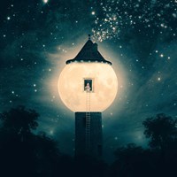 The Moon Tower Fine Art Print