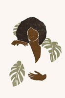 Boho Monstera Leaves II Fine Art Print