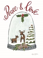 Peace and Love Deer Fine Art Print