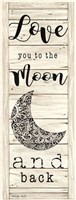 Love You to the Moon and Back Fine Art Print