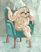 Chill Sloth I Fine Art Print