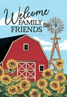 Welcome Family & Friends Barn Fine Art Print