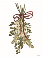 Painterly Mistletoe Fine Art Print