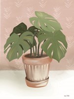House Monstera Plant Fine Art Print