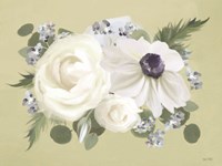 Anemone in Sage II Fine Art Print