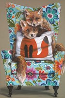 Tail of Two Foxes Fine Art Print