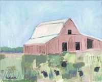 Pastel Barn II Fine Art Print
