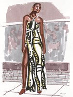 Fashion in the City 1 Fine Art Print