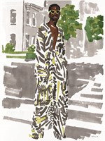 Fashion in the City 2 Framed Print