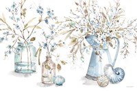 Blue Escape Coastal 01 Fine Art Print