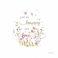 Butterflies & Wildflowers Fine Art Print