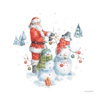 Welcoming Santa 07 Fine Art Print