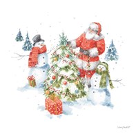 Welcoming Santa 08 Fine Art Print