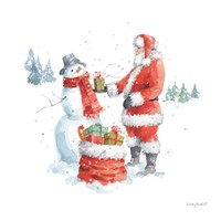 Welcoming Santa 09 Fine Art Print