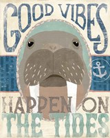 Coastal Portrait I Framed Print