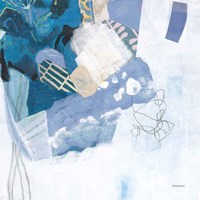 Abstract Layers II Blue Fine Art Print