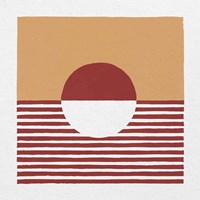 Reflection IV Red Yellow Fine Art Print