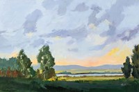 Evening Skies I Fine Art Print