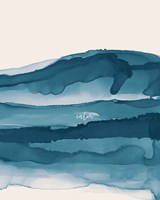 Coastal Ink I Eventide Crop II Calm Fine Art Print