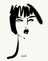 Brush Portrait VIII Fine Art Print
