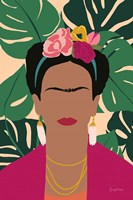 Frida Kahlo I Palms No Distress Fine Art Print