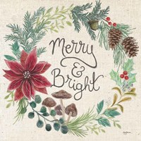 Christmas Chalk III Light Fine Art Print