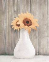 Farmhouse Sunflowers Fine Art Print