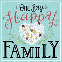 Our Big Happy Family Fine Art Print