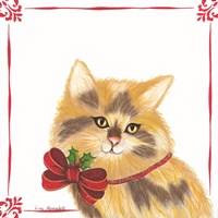 Christmas Kitten Fine Art Print