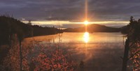 Saranac Lake Sunset Fine Art Print