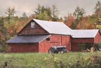 Red Adirondack Barn Fine Art Print