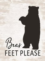 Bear Feet Please Fine Art Print