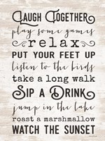 Cabin Rules Fine Art Print