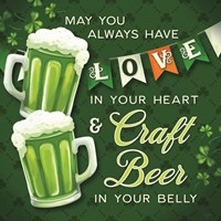 Craft Beer in Your Belly Fine Art Print