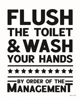 Flush the Toilet Fine Art Print