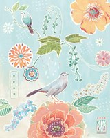 Happy Meadow VII Framed Print