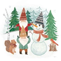 Woodland Gnomes IV Framed Print