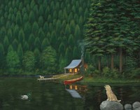 Happy Place II Framed Print