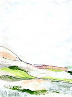 Minimal Landscape green I Fine Art Print