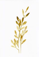 Pretty Golden Leaves Fine Art Print