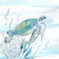 Great Blue Sea IV Fine Art Print