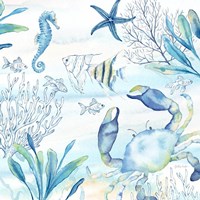 Great Blue Sea XVI Fine Art Print