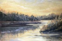 Golden Waters landscape Fine Art Print