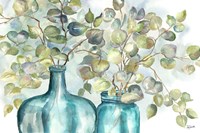 Eucalyptus in Mason Jar I Fine Art Print