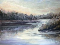 Silver Waters landscape Fine Art Print